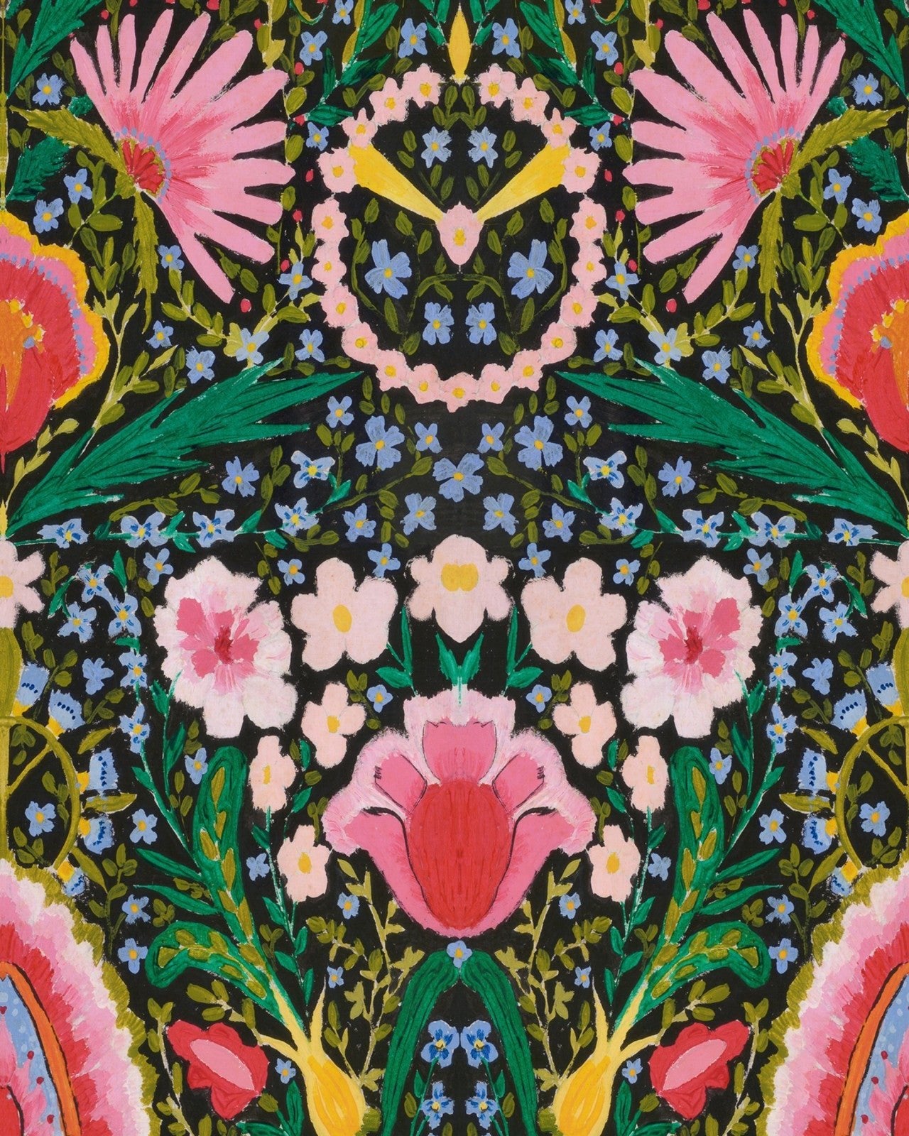 SUSIE Q Anthracite - Marble Lotus - Susie Q Anthracite Design