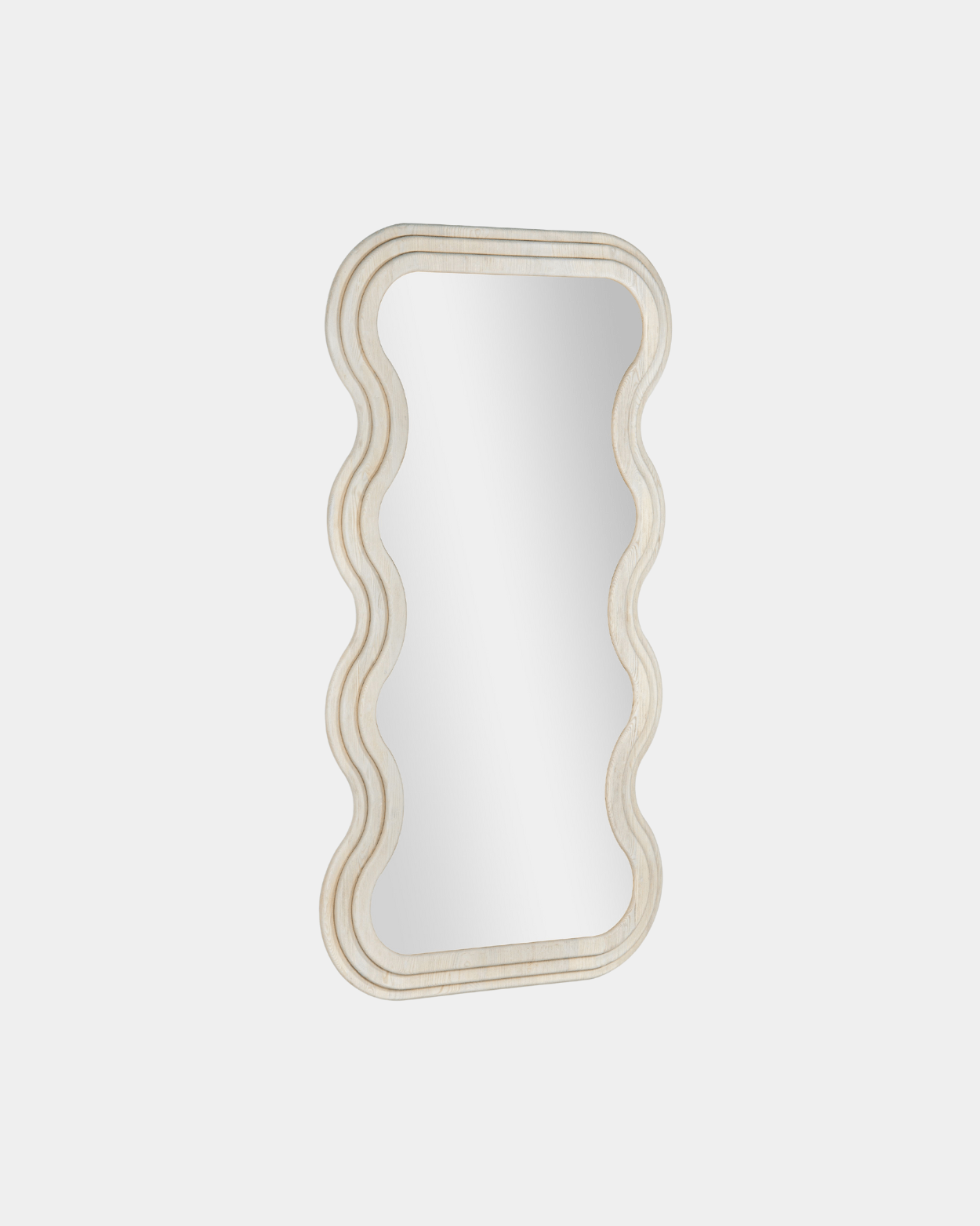 Swirl Floor Mirror - Marble Lotus - Swirl Floor Mirror