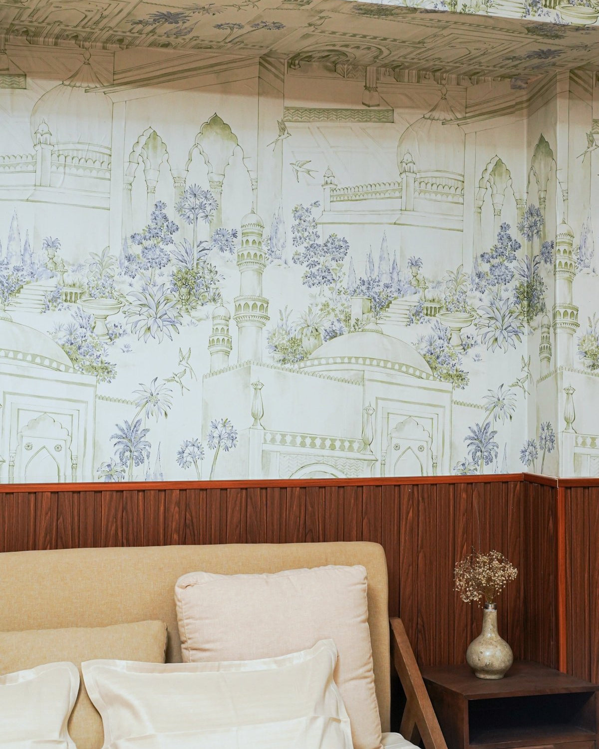 TAJ Gardens - Jade Green - Marble Lotus - TAJ Gardens - Jade Green