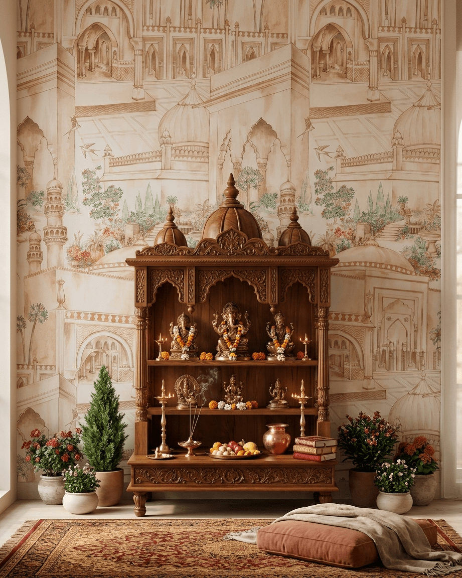 Taj Gardens – Terracotta - Marble Lotus - Taj Gardens – Terracotta