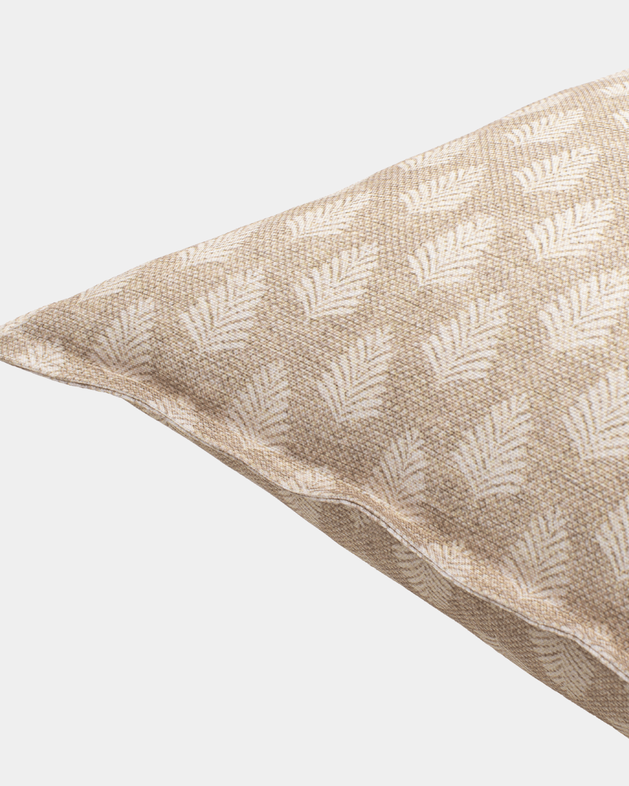 Tan Traditional Polyester Blend Pillow - Marble Lotus - Tan Traditional Polyester Blend Pillow