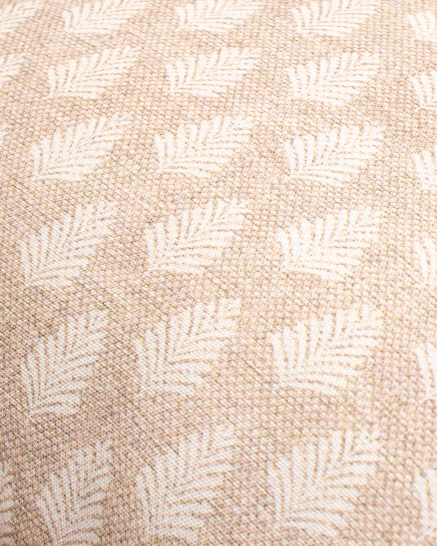 Tan Traditional Polyester Blend Pillow - Marble Lotus - Tan Traditional Polyester Blend Pillow