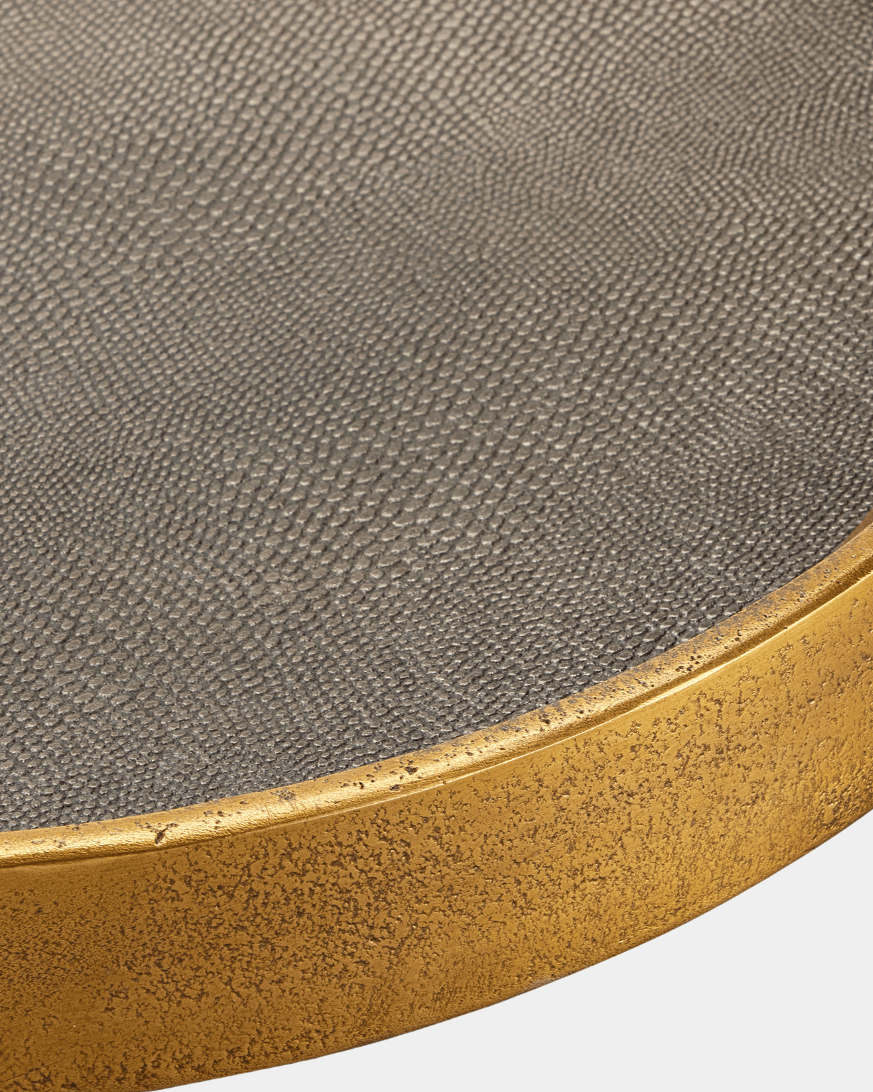 Tanay Round Tray - Marble Lotus - Tanay Round Tray