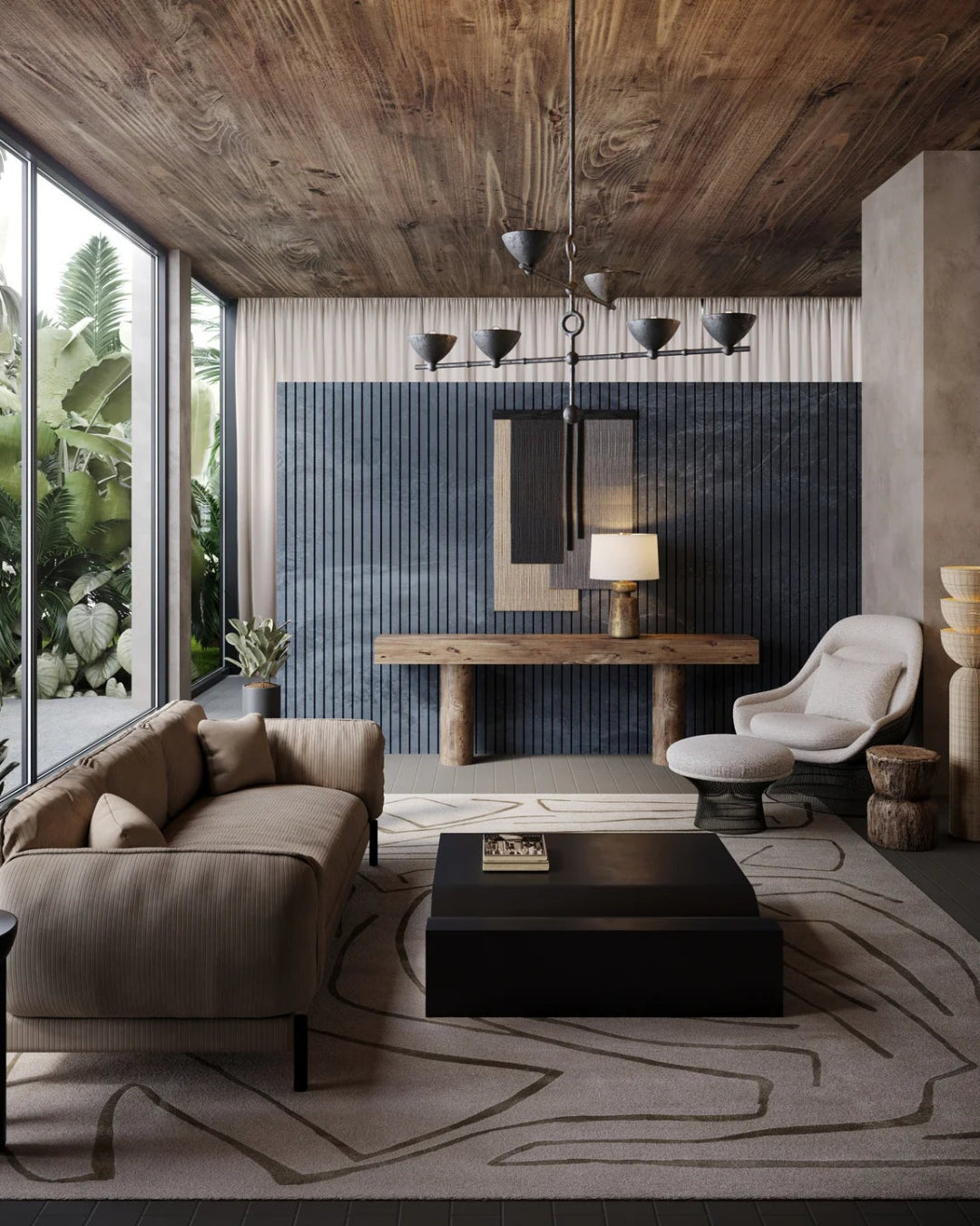 TERRON TABLE LAMP - Marble Lotus - TERRON TABLE LAMP