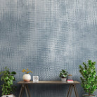 Textured Elements Harmony Wallpaper, Feather Blue - Marble Lotus - Textured Elements Harmony Wallpaper, Feather Blue