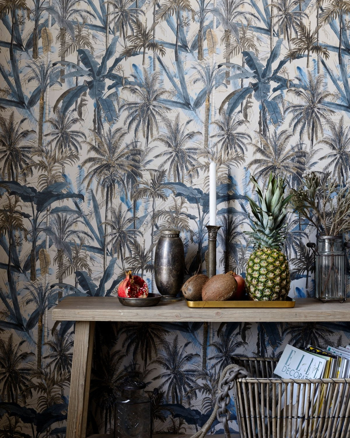 THE JUNGLE Smoke Blue - Marble Lotus - THE JUNGLE Smoke Blue