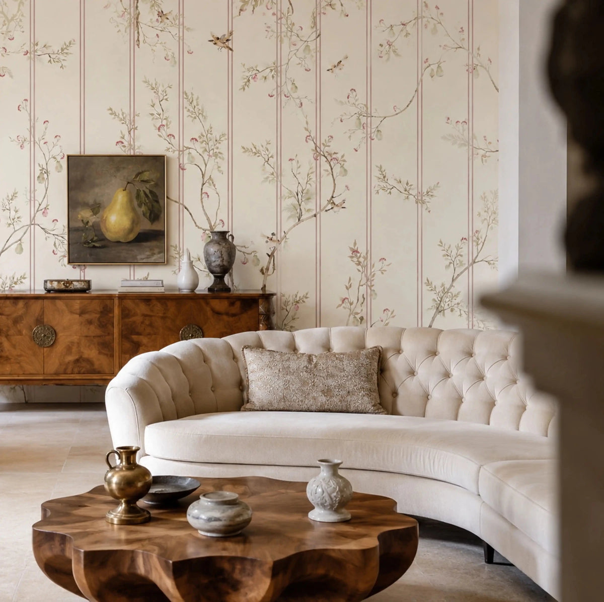 The Syntax of Spring Customised Wallpaper - Marble Lotus - The Syntax of Spring Customised Wallpaper