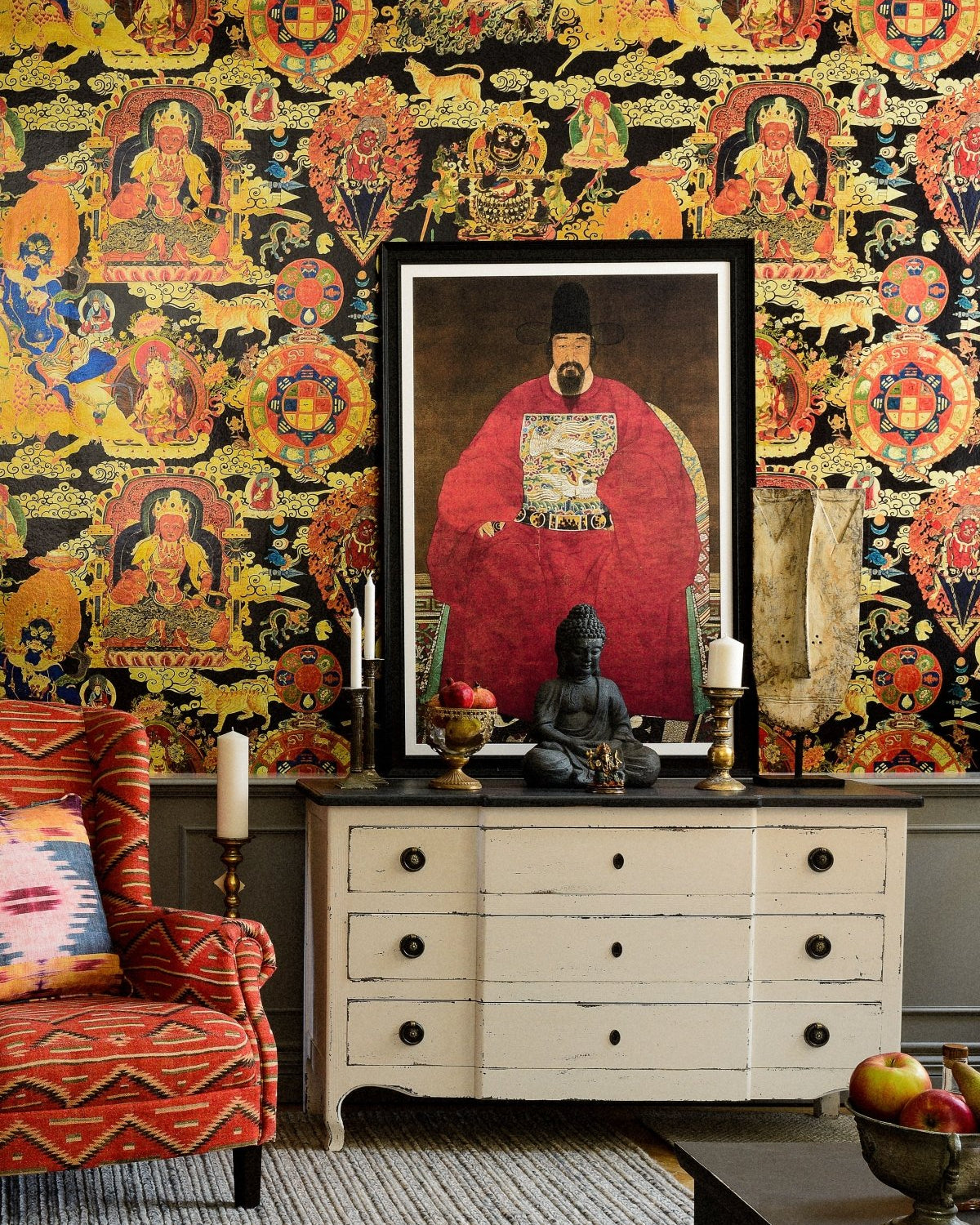 TIBETAN TAPESTRY Metallic Edition - Marble Lotus - TIBETAN TAPESTRY Metallic Edition