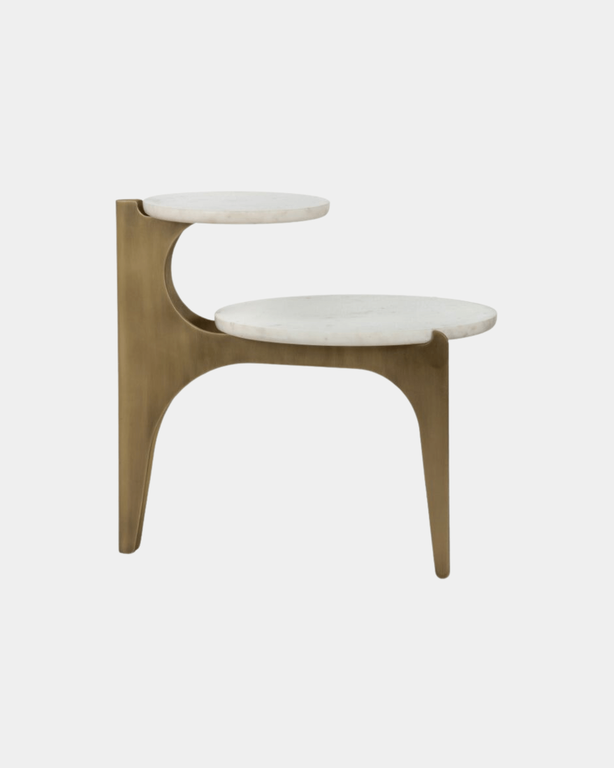 Torso Side Table - Marble Lotus - Torso Side Table