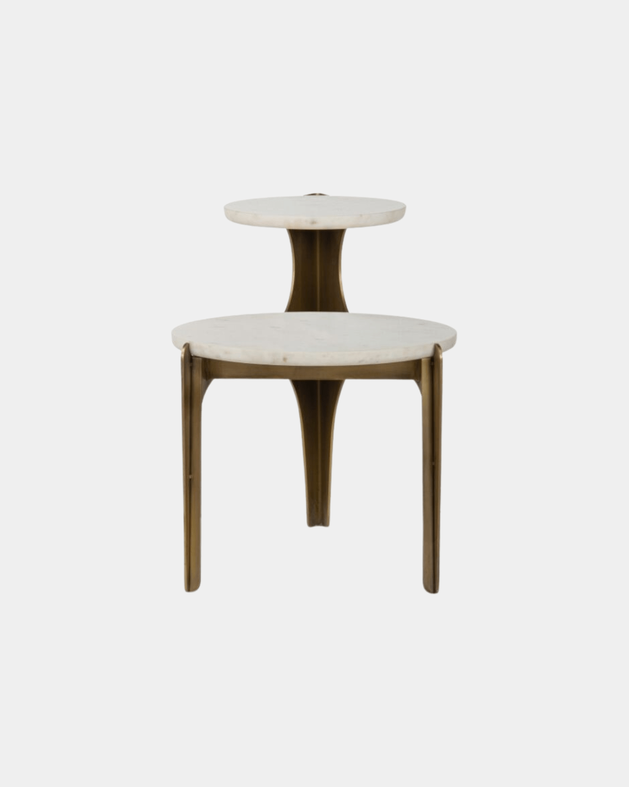 Torso Side Table - Marble Lotus - Torso Side Table