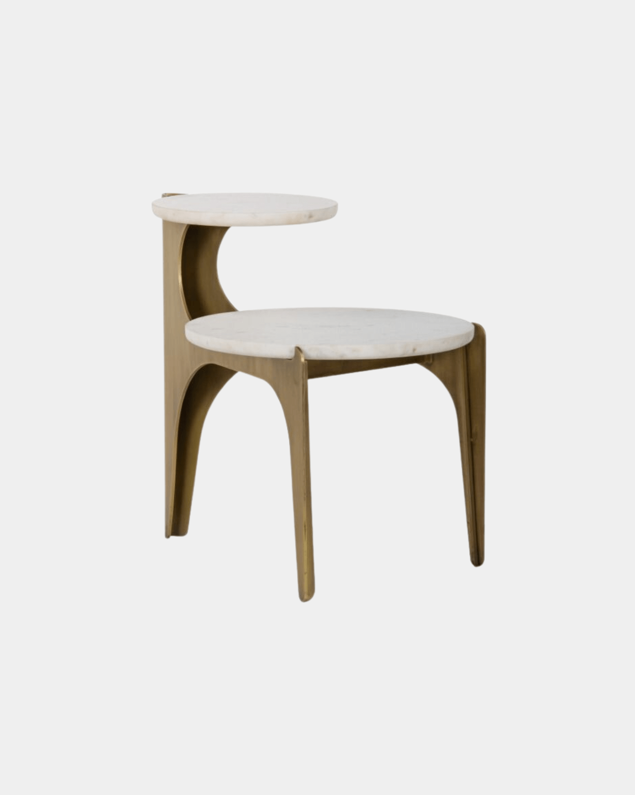 Torso Side Table - Marble Lotus - Torso Side Table