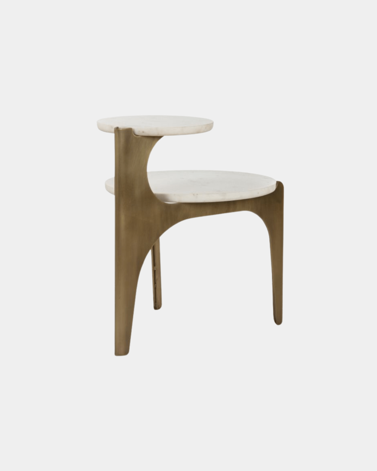 Torso Side Table - Marble Lotus - Torso Side Table