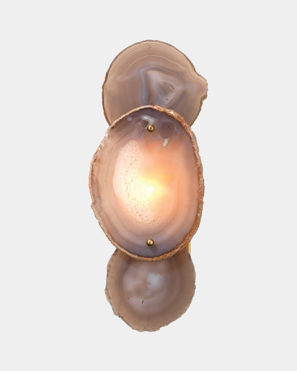 Trinity Wall Sconce - Marble Lotus - Trinity Wall Sconce