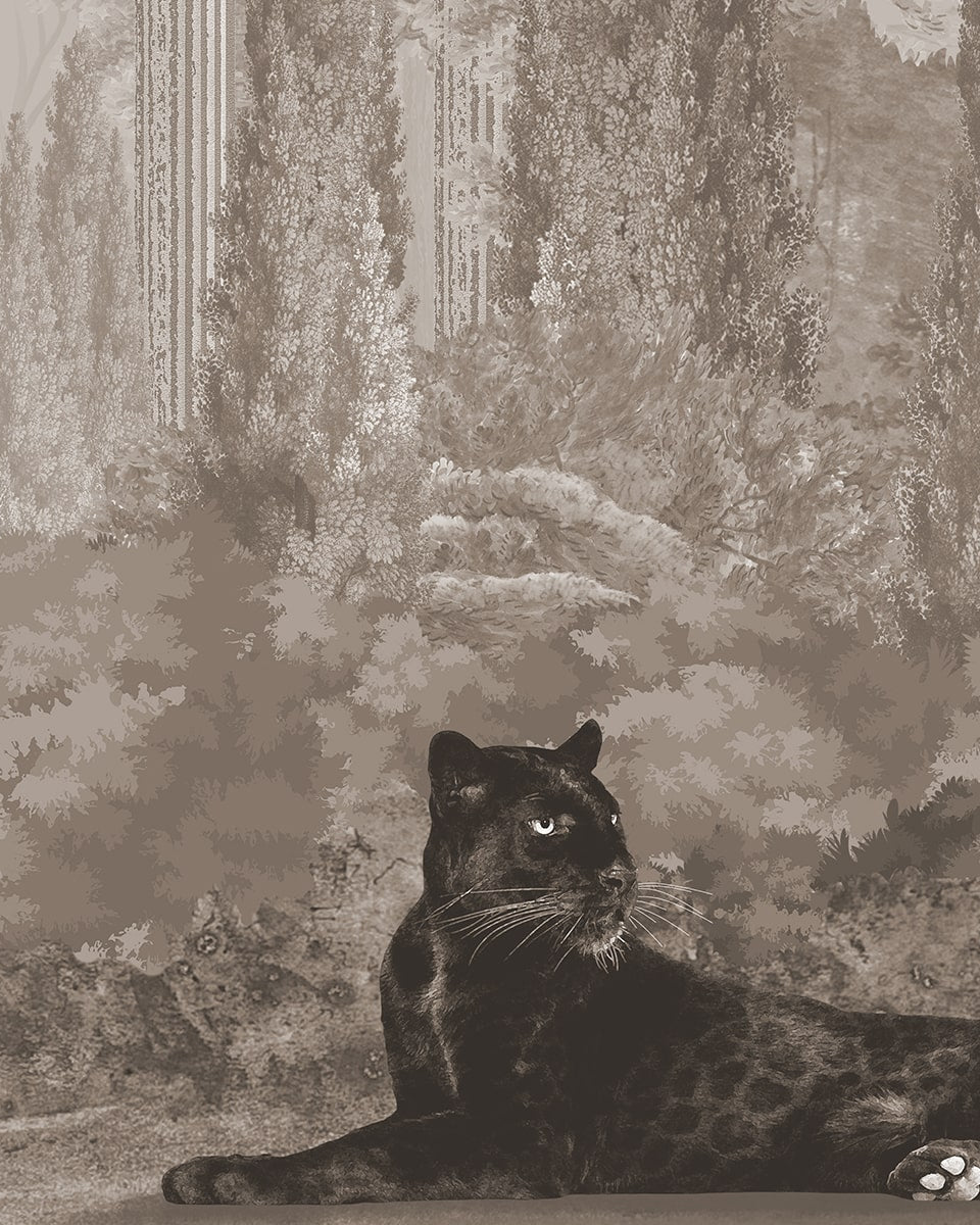 Twilight Haven Vintage European Style Wallpaper - Marble Lotus - Twilight Haven Vintage European Style Wallpaper