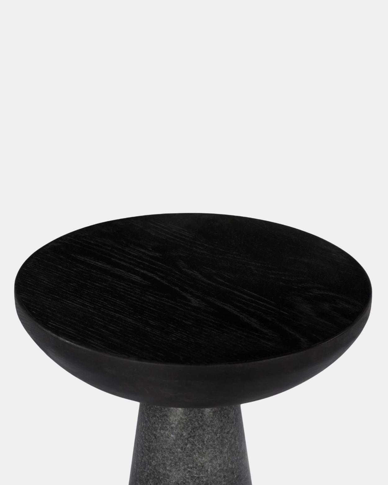 Twin Drink Table - Black - Marble Lotus - Twin Drink Table Black