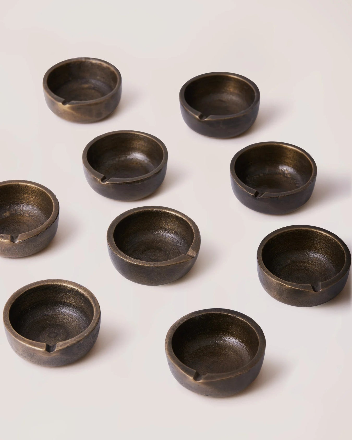 Umbra Tealight Holders, Set of 9 - Marble Lotus - Umbra Tealight Holders, Set of 9