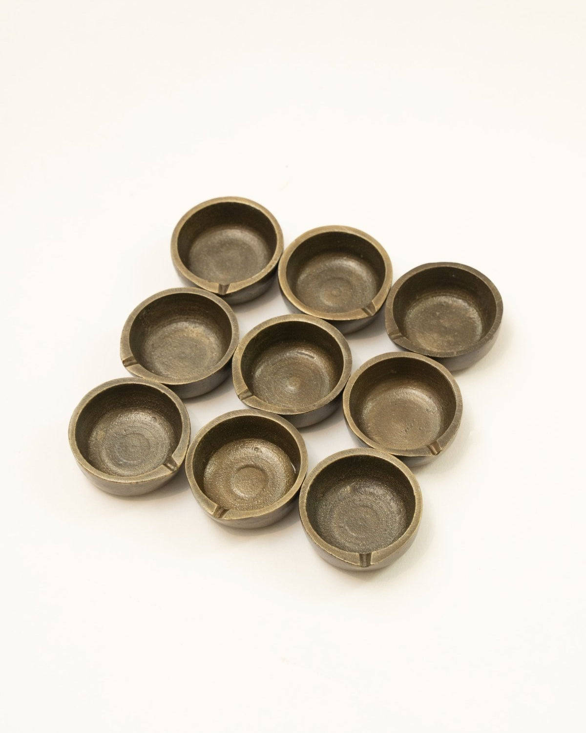 Umbra Tealight Holders, Set of 9 - Marble Lotus - Umbra Tealight Holders, Set of 9 - Marble Lotus