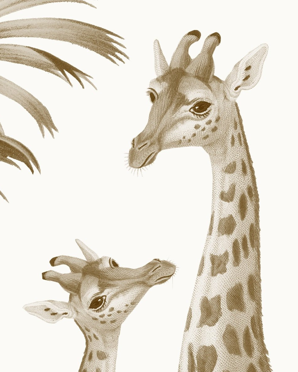 Van, Beautiful Vintage Jungle Theme Kids Wallpaper, Customised - Marble Lotus - Van, Beautiful Vintage Jungle Theme Kids Wallpaper, Customised