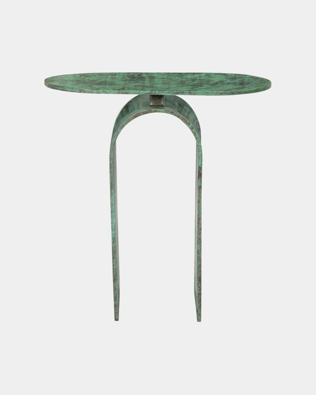 Vault Side Table - Marble Lotus - Vault Side Table