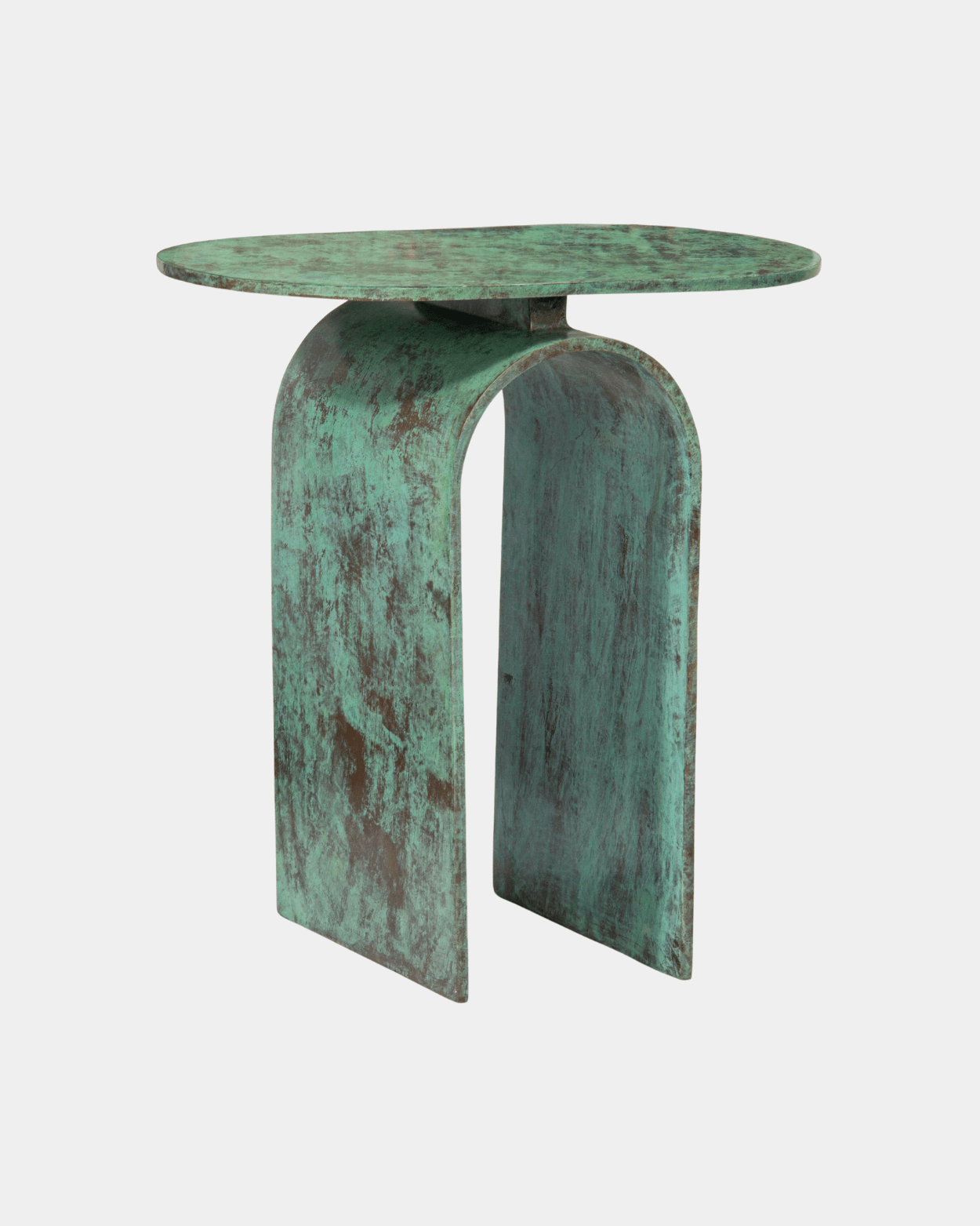 Vault Side Table - Marble Lotus - Vault Side Table