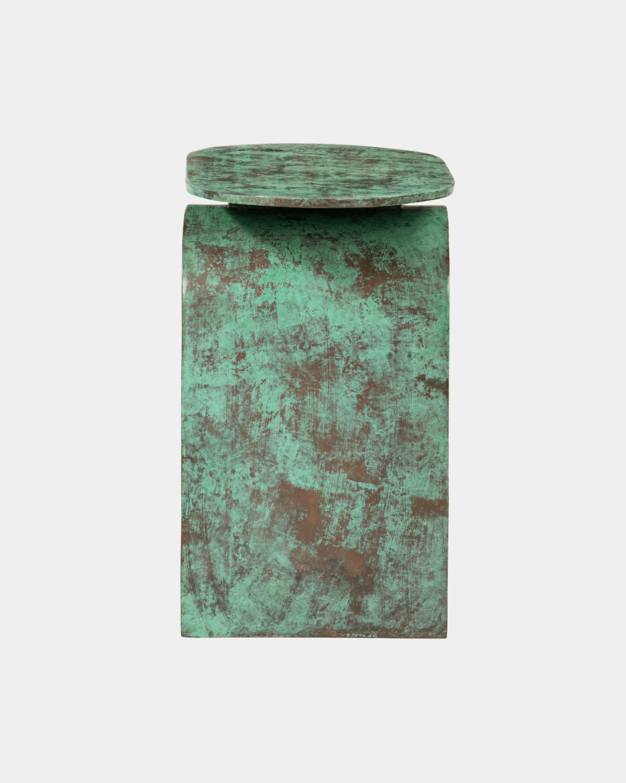 Vault Side Table - Marble Lotus - Vault Side Table