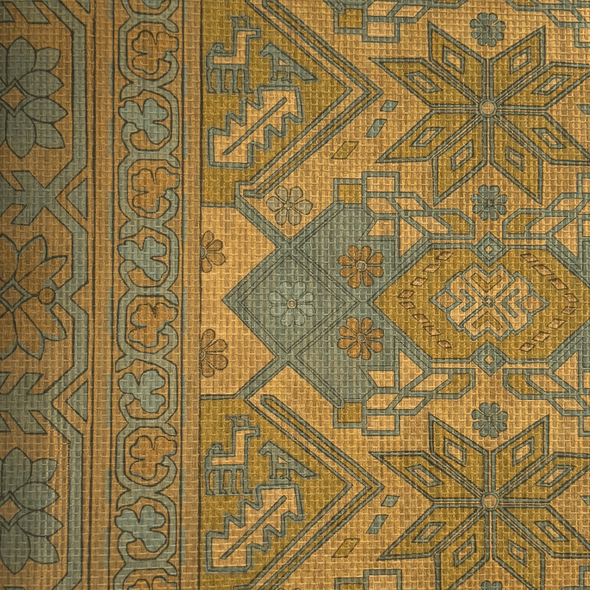 Vintage Kilim - Marble Lotus - Vintage Kilim