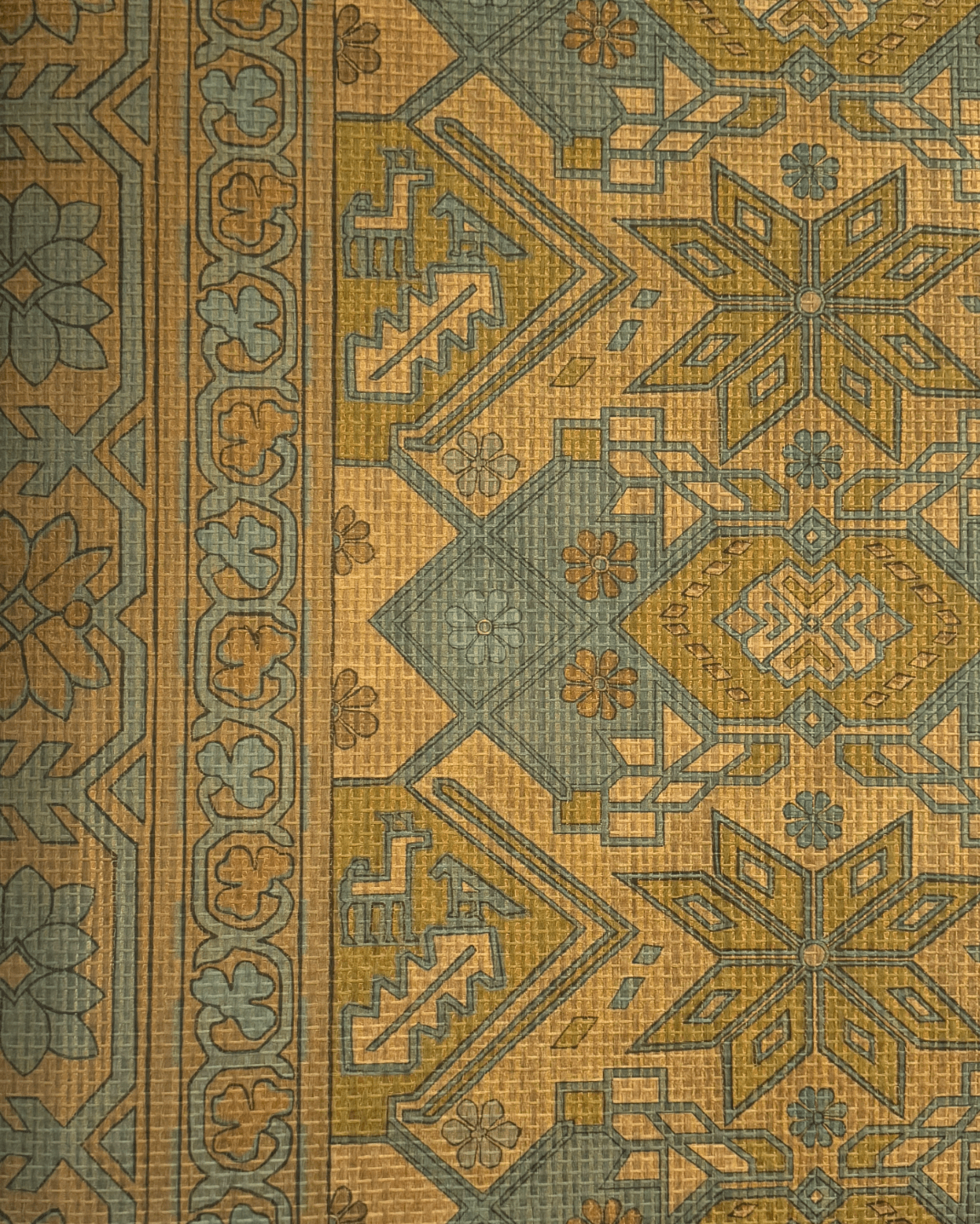 Vintage Kilim - Marble Lotus - Vintage Kilim