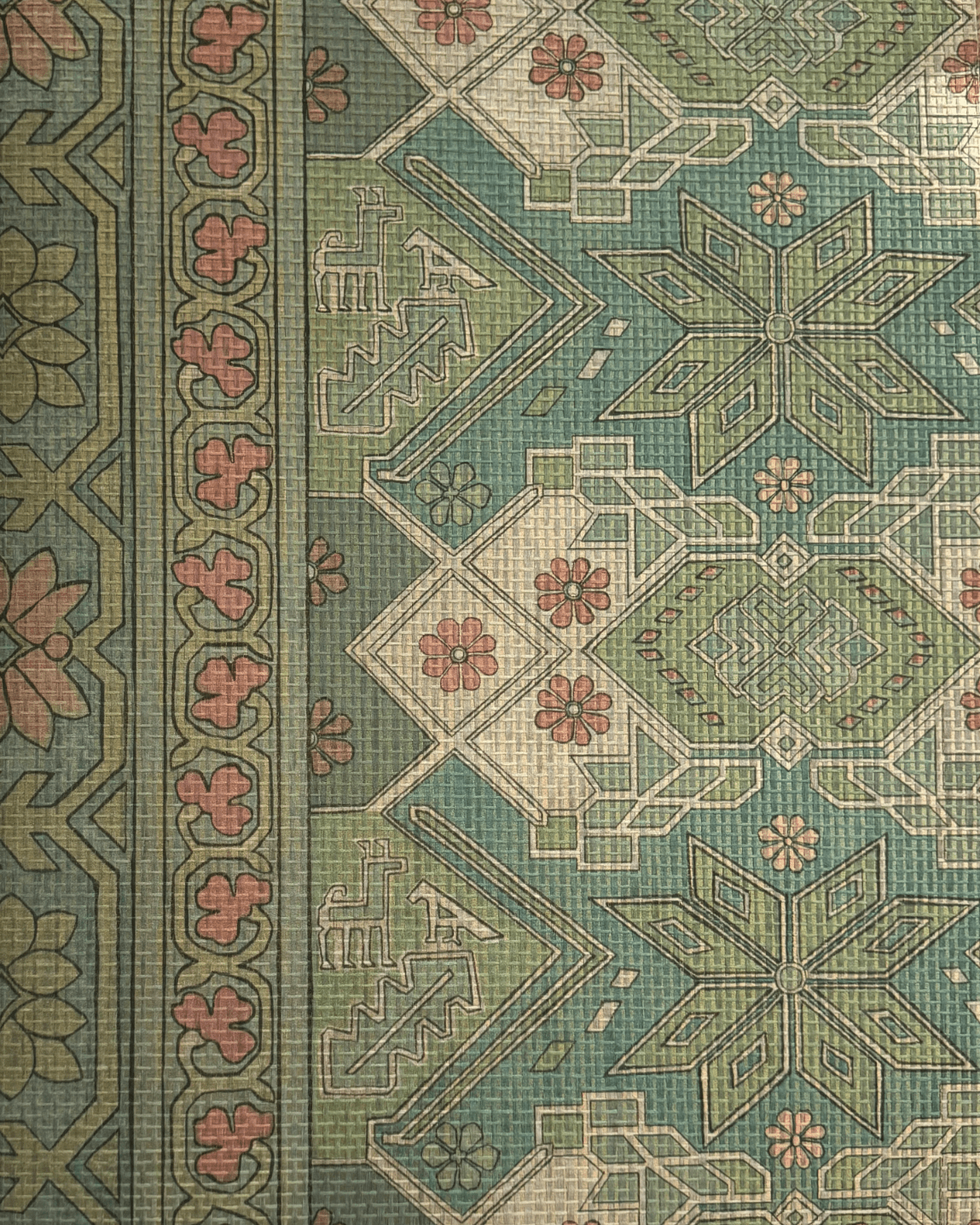 Vintage Kilim - Marble Lotus - Vintage Kilim