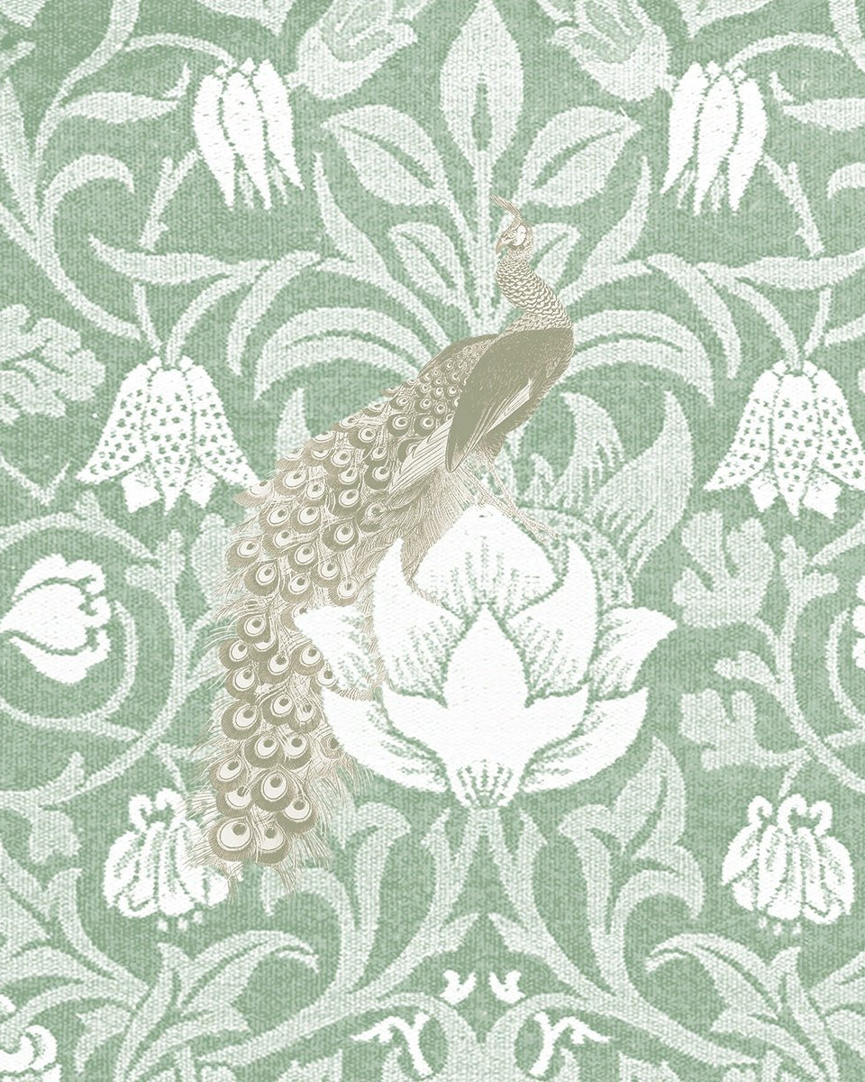 Vintage Style Floral Pattern Wallpaper for Rooms - Marble Lotus - Vintage Style Floral Pattern Wallpaper for Rooms