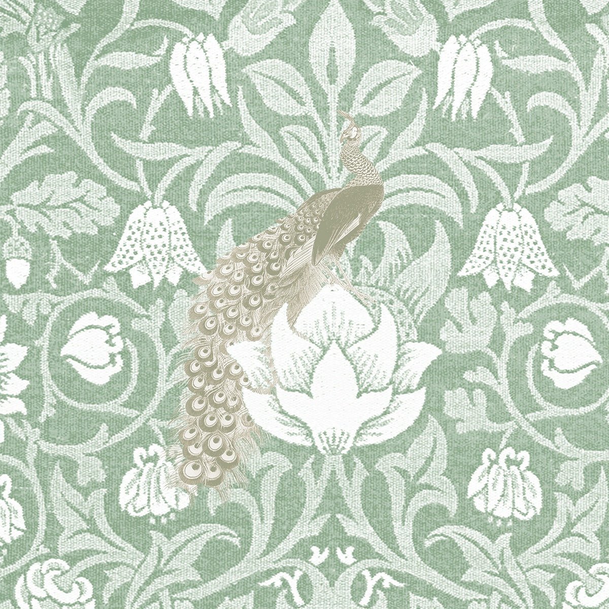 Vintage Style Floral Pattern Wallpaper for Rooms - Marble Lotus - Vintage Style Floral Pattern Wallpaper for Rooms