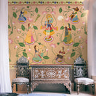 Vrindavan, Shri Krishna and Gopies Wallpaper - Marble Lotus - Vrindavan, Shri Krishna and Gopies Wallpaper