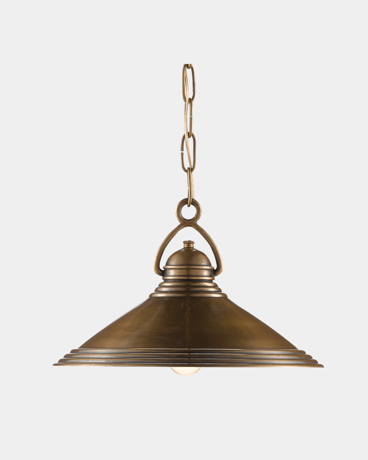 Weybright Brass Pendant - Marble Lotus - Weybright Brass Pendant