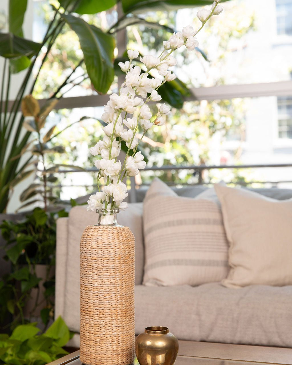 White Jasmine Flower Stem - Single - Marble Lotus - White Jasmine Flower Stem