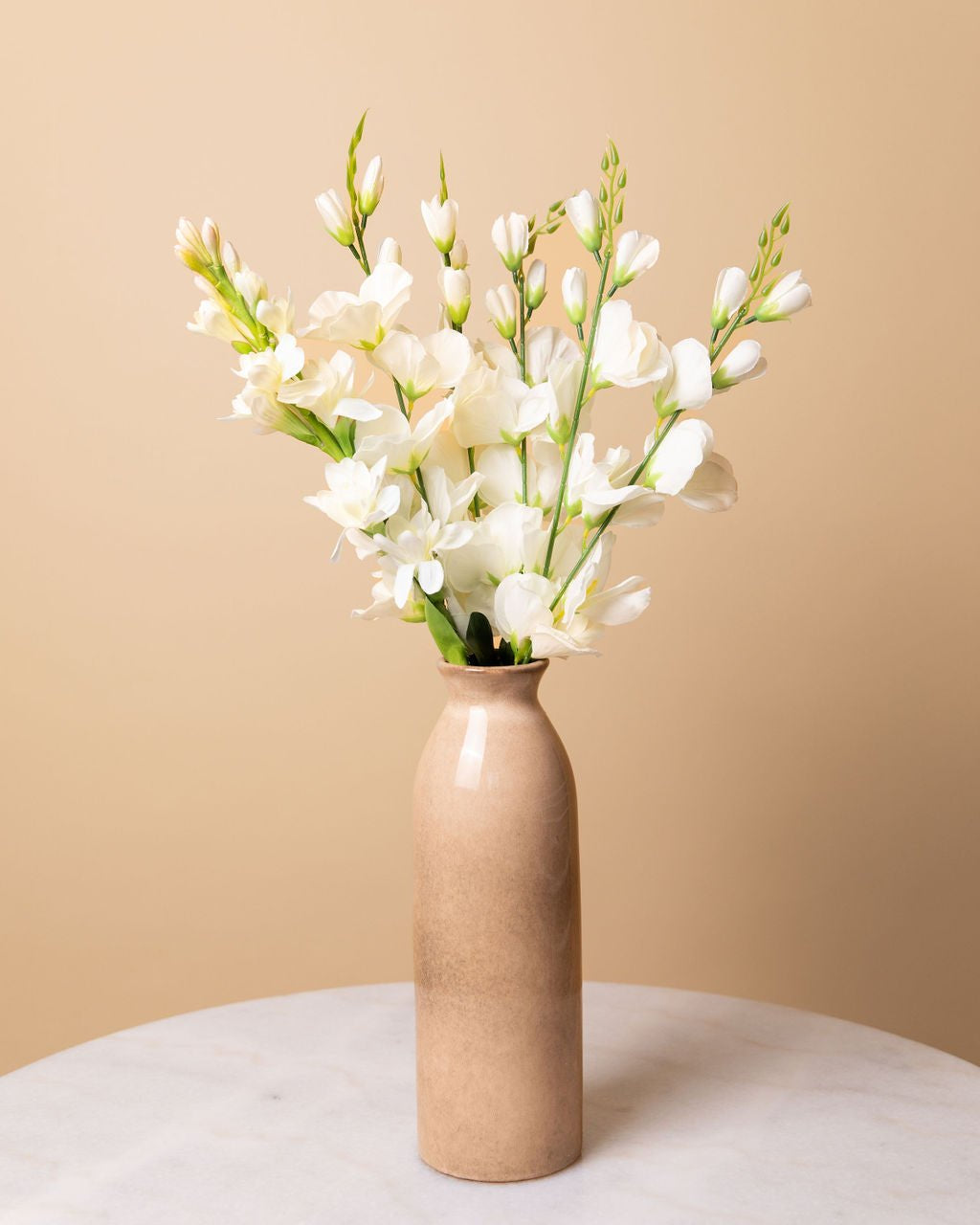 White Tuberose Flower Stem - Single - Marble Lotus - White Tuberose Flower Stem