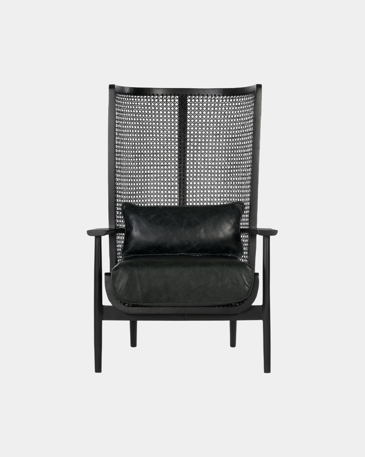 Wingman Lounge Chair - Black - Marble Lotus - Wingman Lounge Chair Black