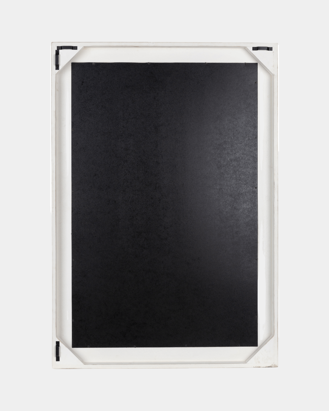 Wood Bone Inlay Floor Mirror - Marble Lotus - Bone Inlay Right Angled Mirror