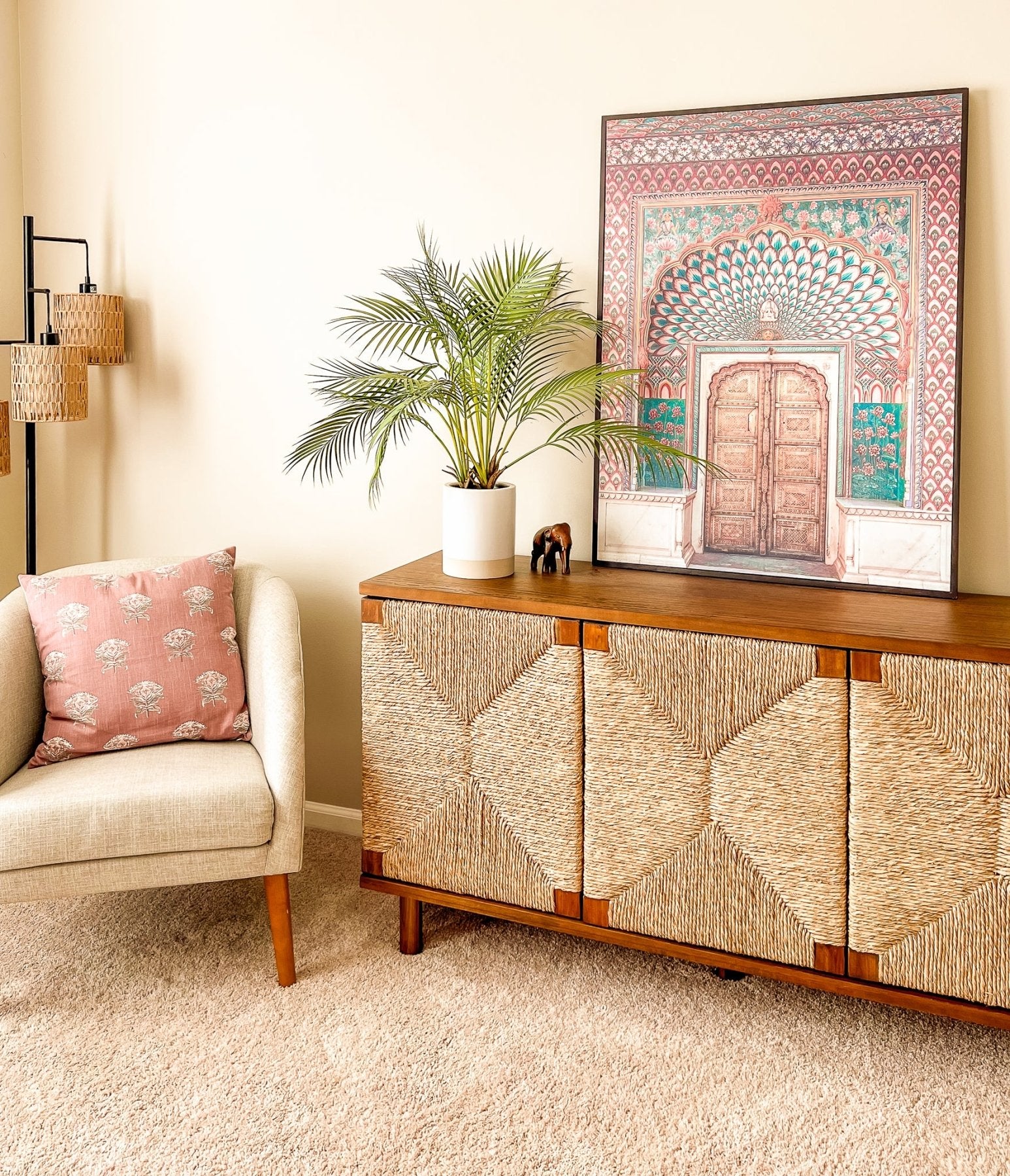 A Glimpse into the Shuklas' Modern Desi Haven in Chicago - Marble Lotus