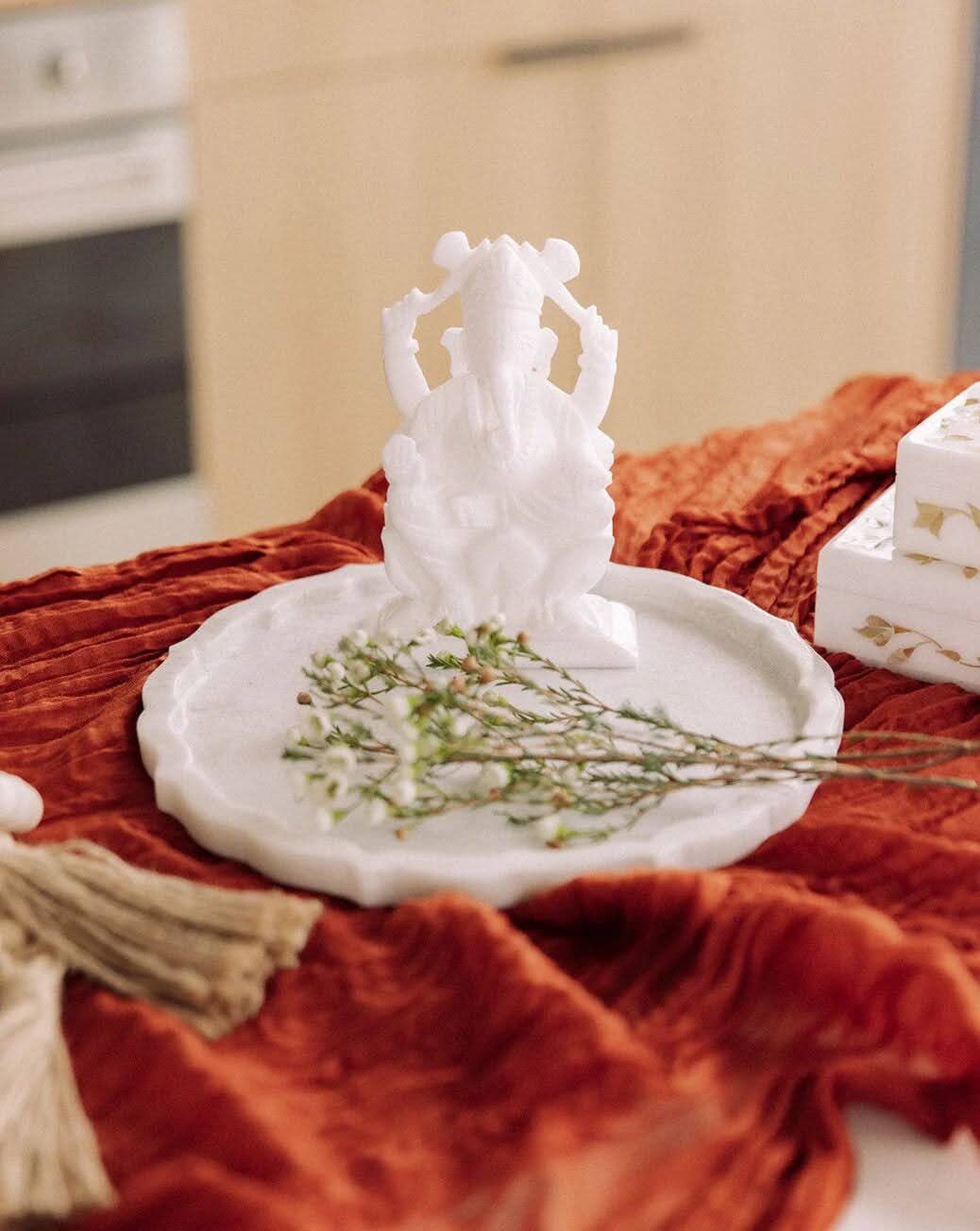 Incorporating Indian Heritage into Your Modern Home with Asian Decorations - Marble Lotus