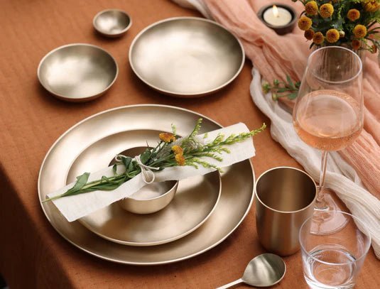 The Timeless Elegance of Heritage Brass and Kansa Serveware in Indian Tradition - Marble Lotus