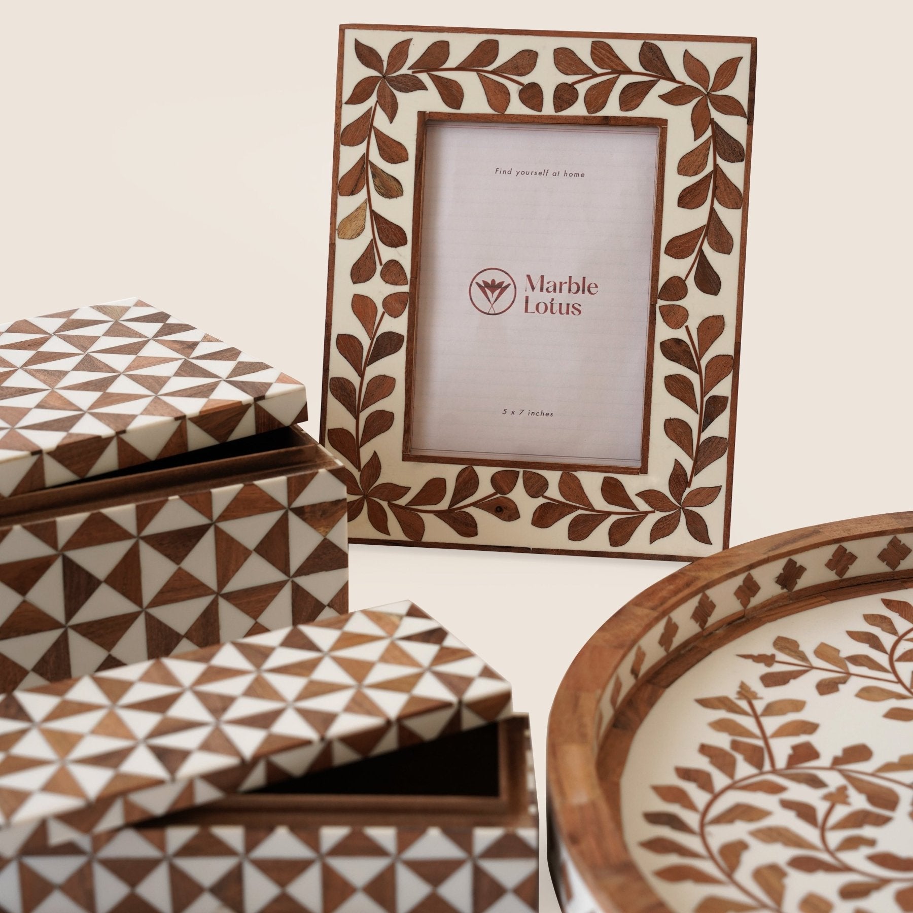 Inlay Products - Marble Lotus