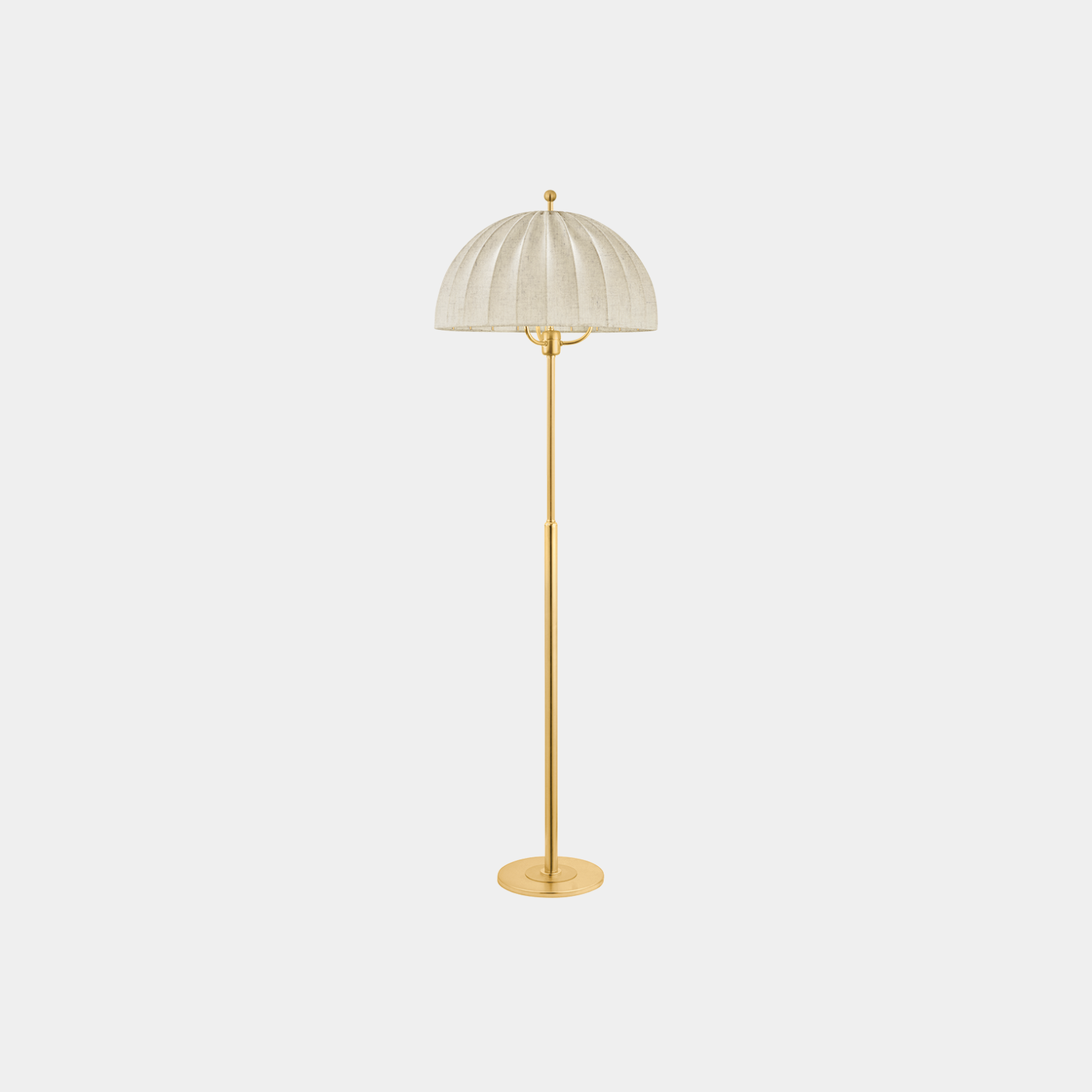 PALMETTO Floor Lamp-Marble Lotus