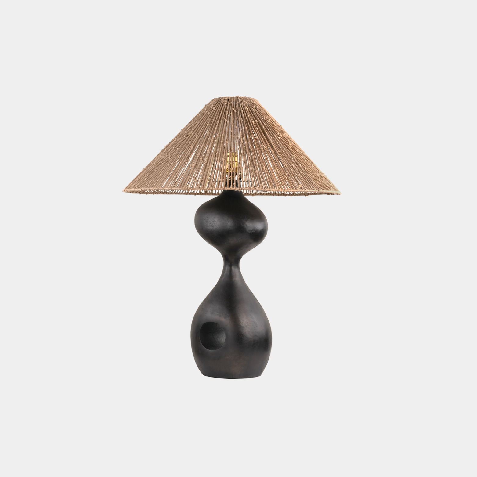 RHU TABLE LAMP-Marble Lotus