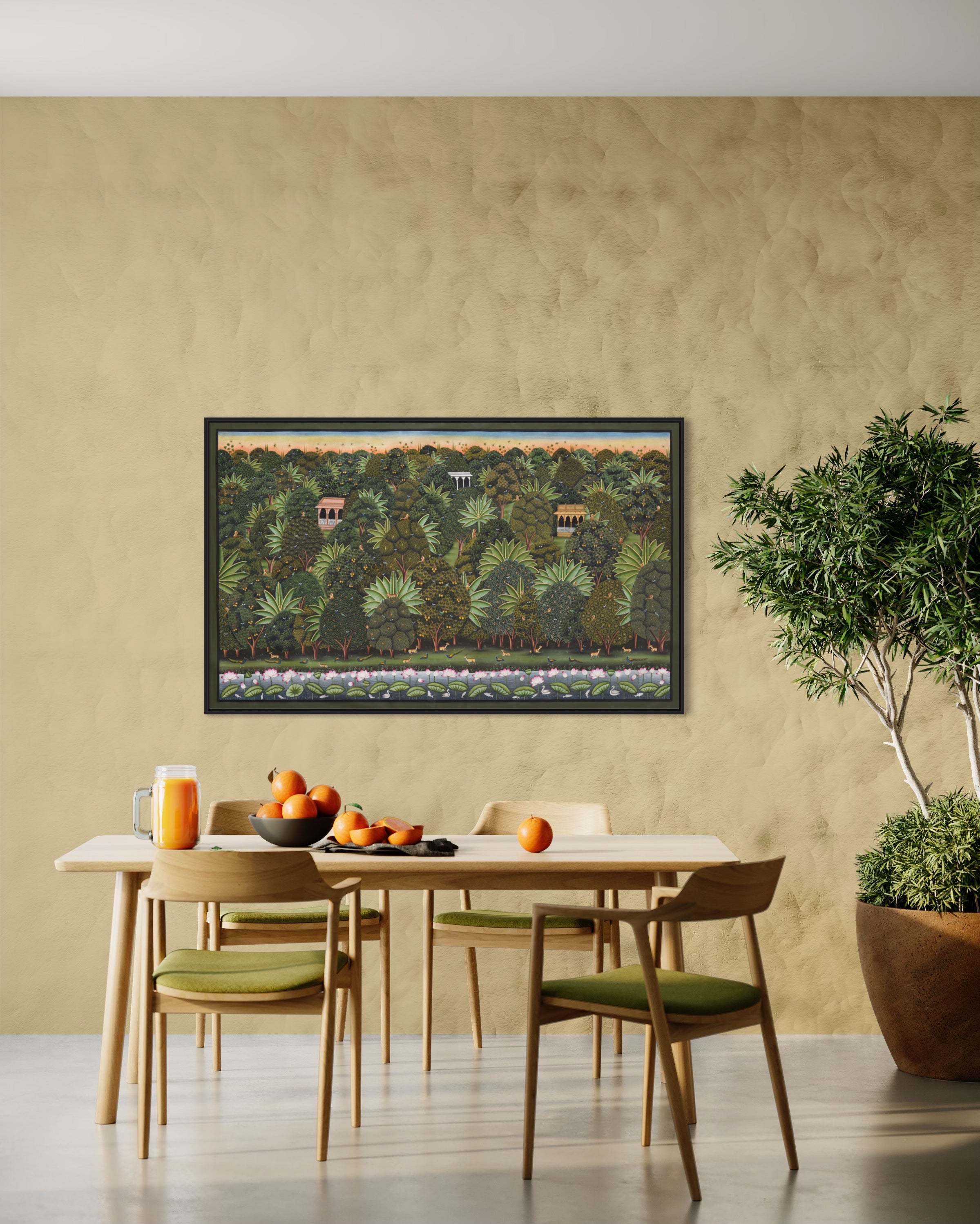 Pichwai Painting | Jungle Scene | Modern Home