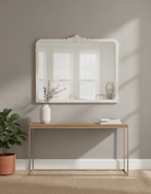 Aaliyah Mantel Mirror - Marble Lotus - Aaliyah Mantel Mirror