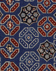 AJRAK Blue - Marble Lotus - Ajrak Blue Decor Wallpapers