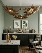 Alithea Medium Semi - Flush Mount - Marble Lotus - Alithea Medium Semi - Flush Mount