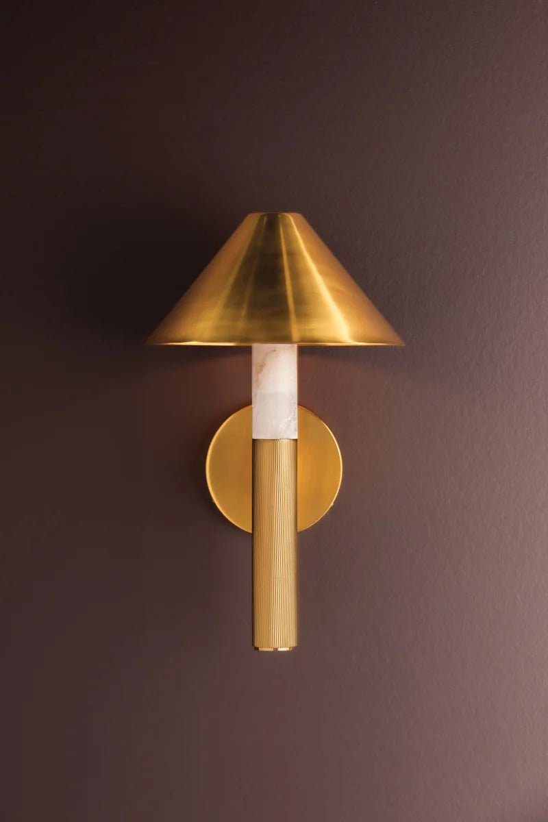 ALTONA Wall Sconce - Marble Lotus - ALTONA Wall Sconce