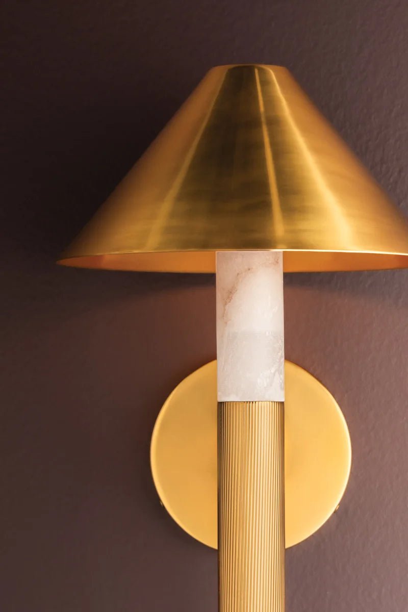 ALTONA Wall Sconce - Marble Lotus - ALTONA Wall Sconce