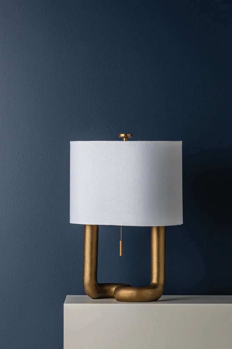 ARMONK Table Lamp - Marble Lotus - ARMONK Table Lamp