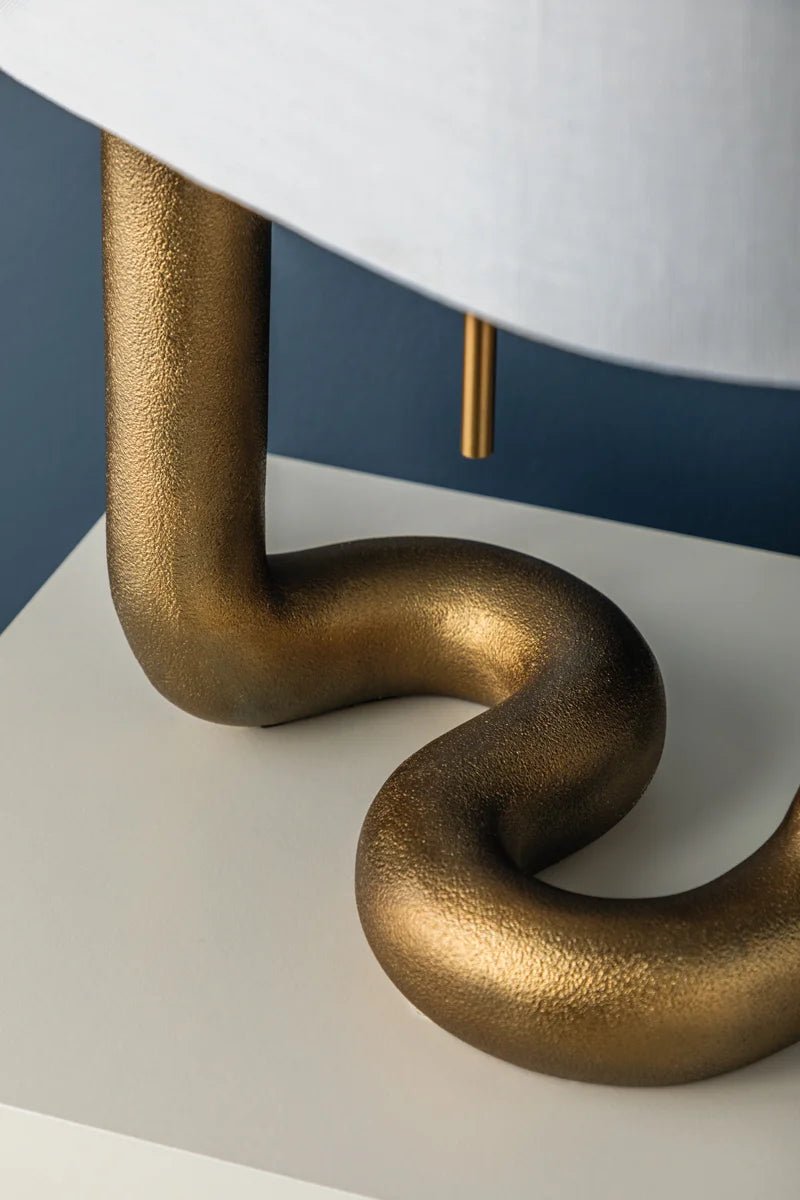 ARMONK Table Lamp - Marble Lotus - ARMONK Table Lamp